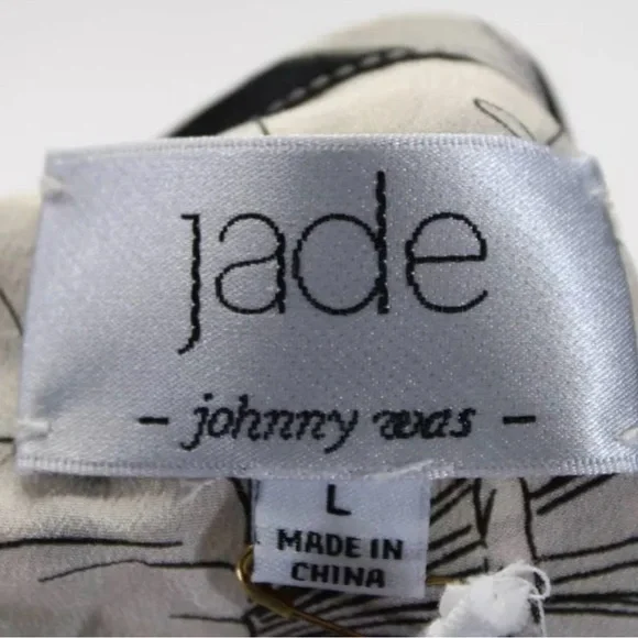 Johnny Was Jade Marion Silk Floral-Print Midi Dress NWT RARE